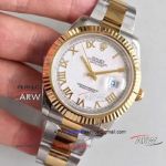 Perfect Replica Rolex Datejust II 41 Two Tone Oyster Watch Roman Markers